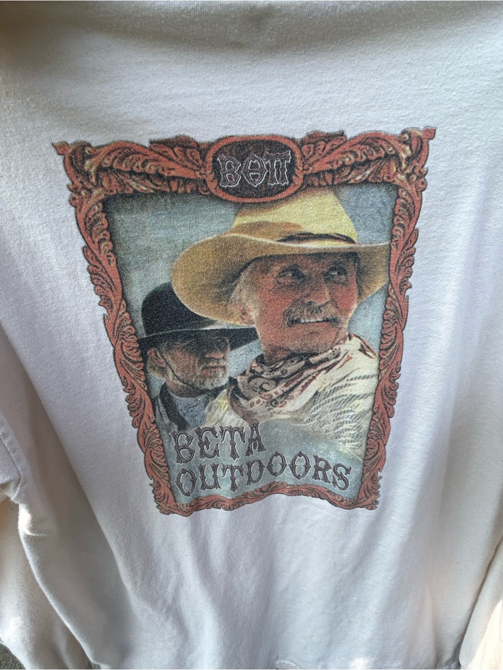 Hanes Beefy-T Y2K Western Ivory T-Shirt - Picture 9 of 9